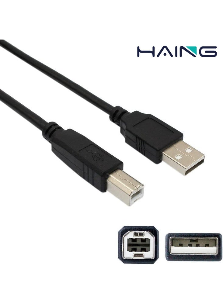 HAING High-Speed 3 Meters USB 2.0 Printer USB Cable (Type A Male to Type B Male) - Image 2
