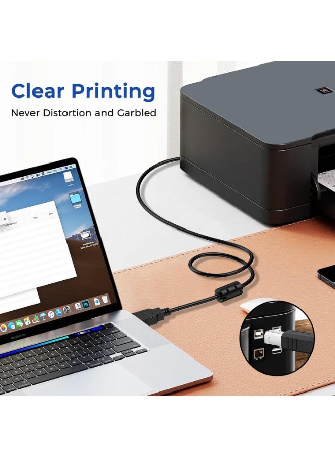 HAING High-Speed 3 Meters USB 2.0 Printer USB Cable (Type A Male to Type B Male) - Image 4