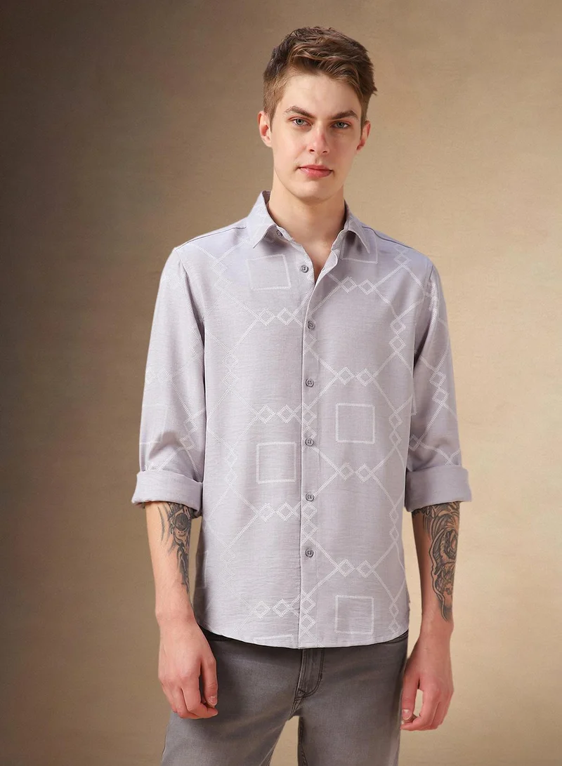 Dennis Lingo Grey Shirt For Men For Men