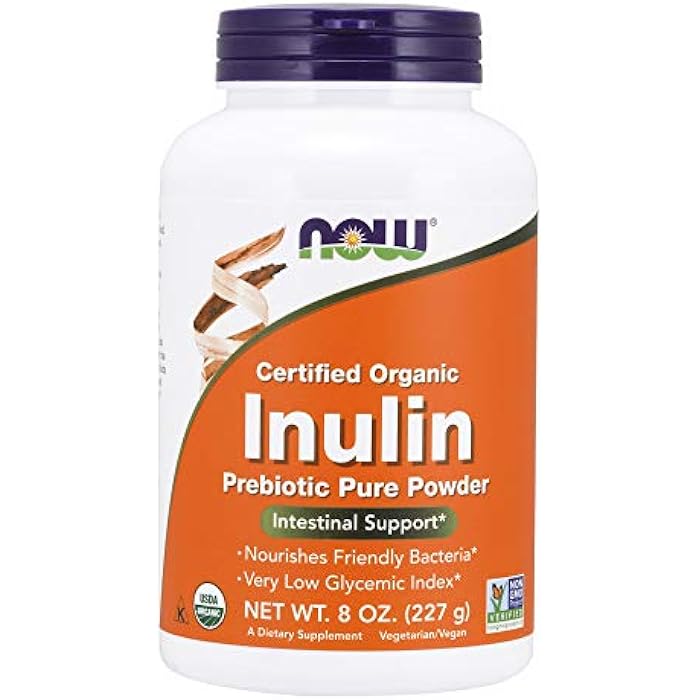 Now - Organic Inulin Powder 8 Oz - Image 1