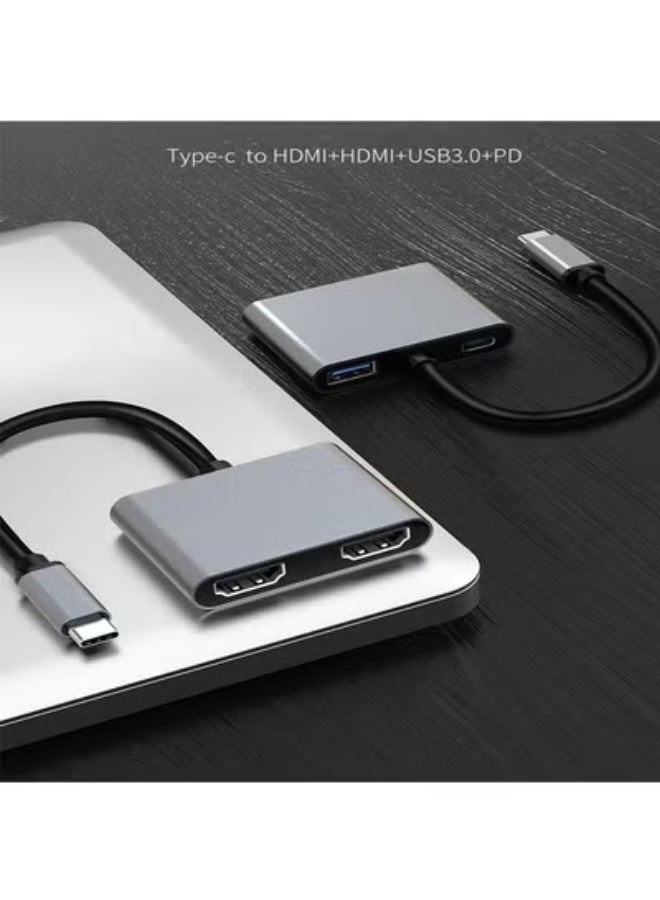 GULFLINK USB Type-C To 2 Port 4K 60Hz HDMI HDTV Adapter - Image 3