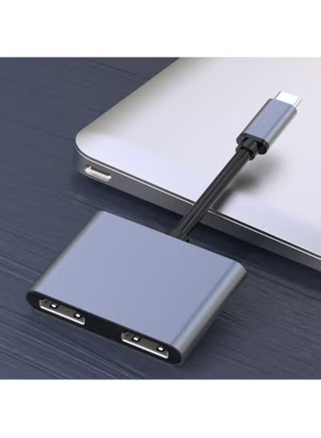 GULFLINK USB Type-C To 2 Port 4K 60Hz HDMI HDTV Adapter - Image 4