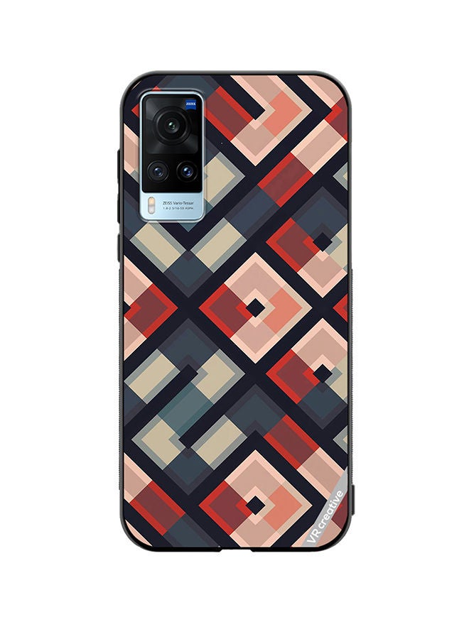 VR CREATIVE Protective Case Cover For Vivo X60 Pattern Design Multicolour - Image 1