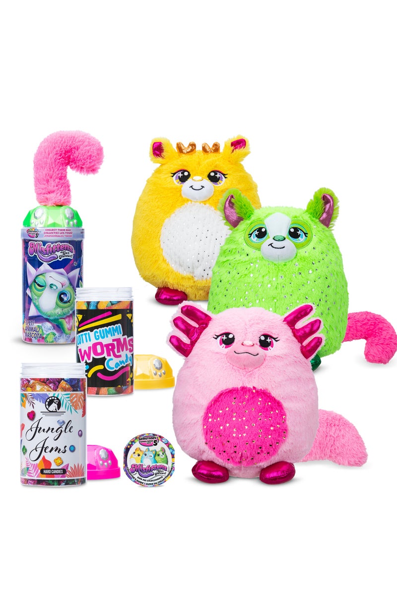 بيسيك فن دمية مفاجأة ميسفيتنز الأحجار الكريمة– لعبة ناعمة بشكل حيوان داخل كبسولة ملونة | قطعة واحدة عشوائية فقط - Image 4