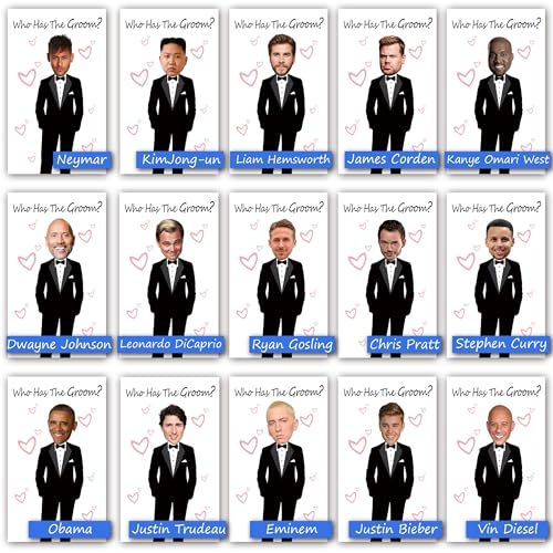 ukebobo Cute Bridal Shower Games - Scratch Off Bridal Shower Game.Funny Bachelorette Party Games - Who Has The Groom - 33 Sheets - Image 4