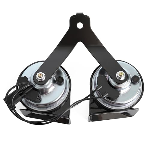 Riyhch Horn Assembly with Bracket for Ford F-150 2015-2022, for Ford Expedition 2018-2022, Note Electric Horn Level 2 Replace FL3Z-13832-C FL3Z-13832-B FL3Z-13832-A - Image 1