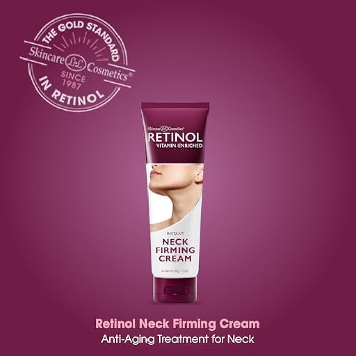 RETINOL LIVAURA Retinol Anti-Aging Neck Firmin Cream - Tightens, and Smooth Neck Skin for a Youthful Appearance 1.7 Oz - Image 2