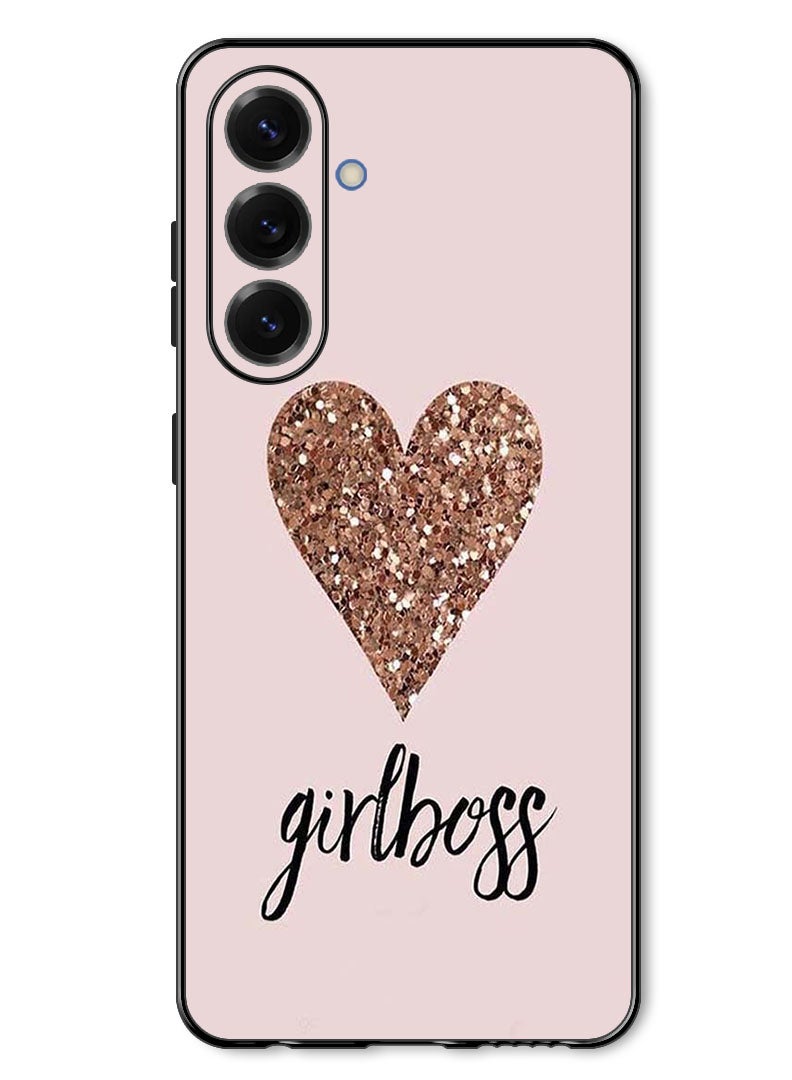 Theodor Case Compatible with Samsung Galaxy A37 Protection Shockproof Bumper Cover Girls Boss & Heart - Image 1