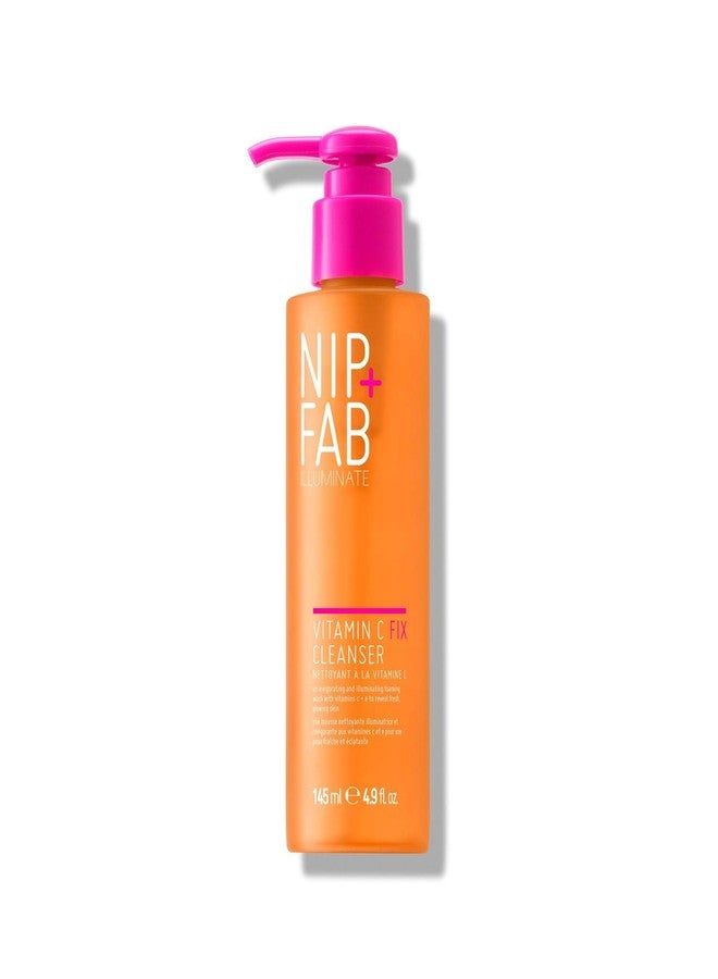 NIP+FAB Nip + Fab Vitamin C Fix Gel Cleanser Brightening Hydrating Facial Cleansing Face Wash for Skin Toning, 4.9 Fl Oz - Image 1