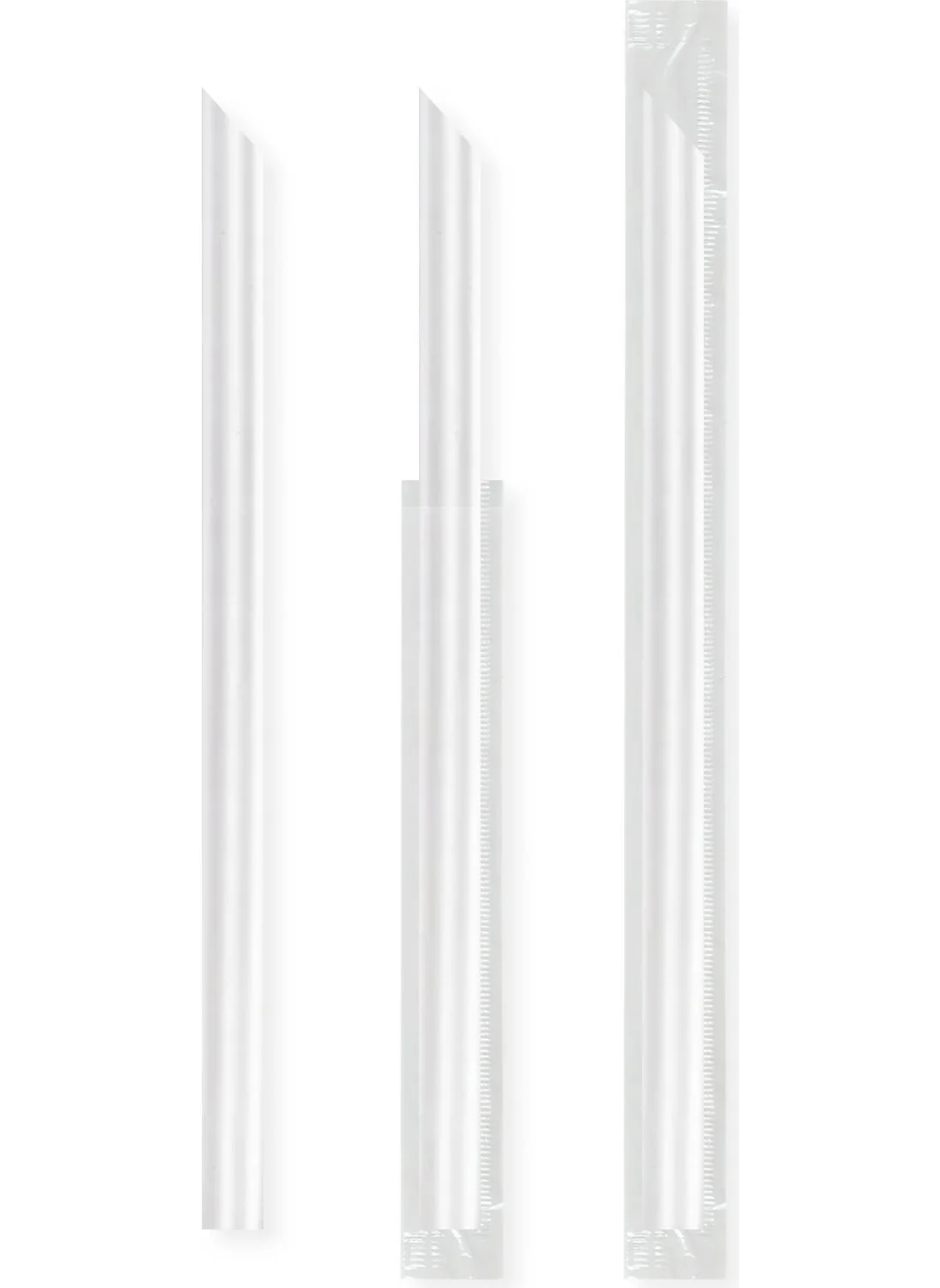 Ambalaj Pazarı Bubble Tea Gelatin Transparent 22 cm Straw - 50 Pieces