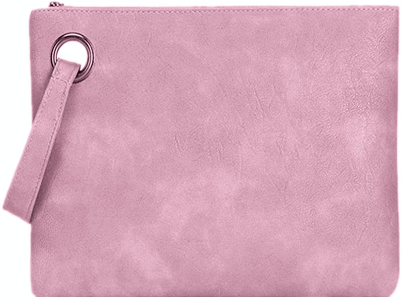 ruizedidi Clutch Purses for Women Evening Bag Women's Handbags Purse Trendy Designer Wedding Pu Leather Wristlet pink - Image 1