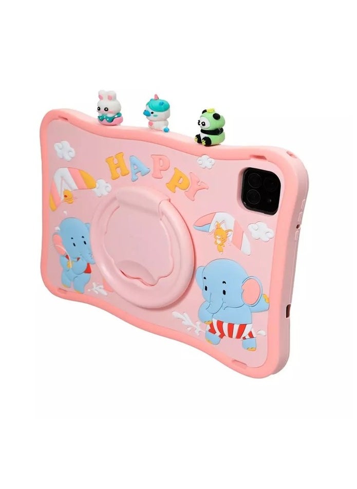 Oteeto - Oteeto Tab 10 Kids 10.1 Inch Display Tablet With 6GB RAM 128 GB ROM and 8000 mAh Battery (Gray+pink) - Image 1