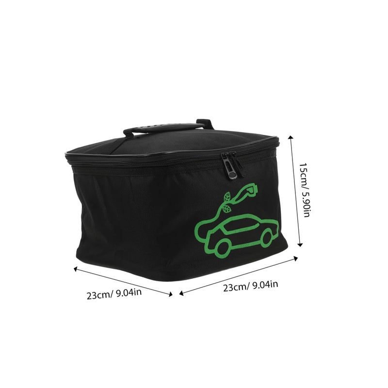 Heavy Duty EV Charger Storage Bag Large Capacity Tool Organizer For Electric Car Cables And Accessories Outdoor Use Black - Image 3