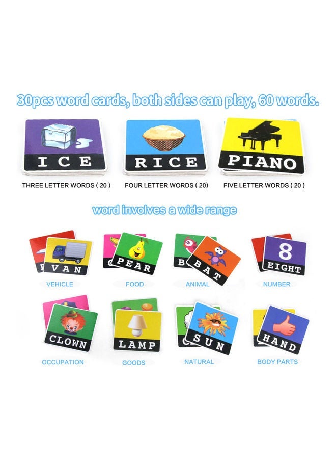 NIBEMINENT Early Learning Matching Letter Set Multicolour - Image 4