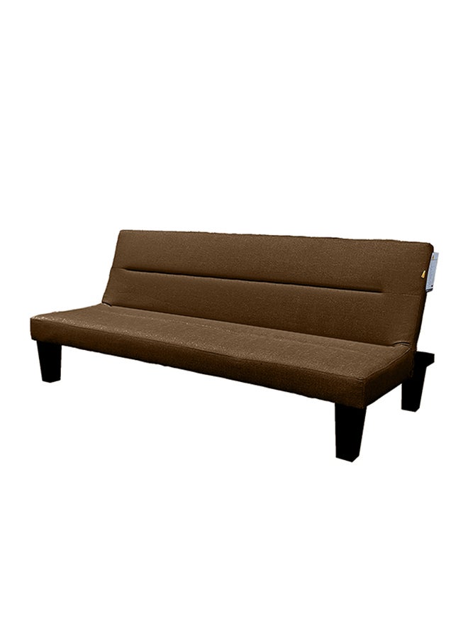 In-House Asil | 3-Seater Sofabed 2 In 1 Upholstered In Velvet 28x182x108 cm- Brown - Image 2