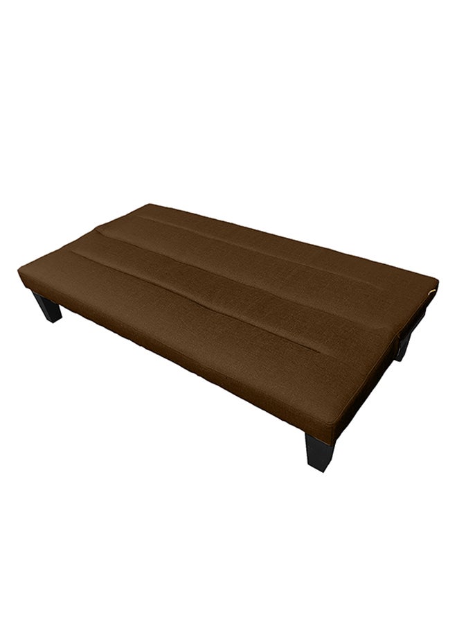 In-House Asil | 3-Seater Sofabed 2 In 1 Upholstered In Velvet 28x182x108 cm- Brown - Image 3