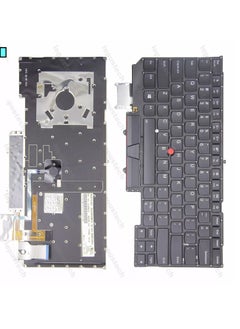 سي إس Laptop Replacement  with Backlit \ARABIC\  Keyboard for Lenovo Thinkpad X1 Carbon X1C Gen 5th 6th 2017 2018 01ER623\ ARABIC\  - Image 1