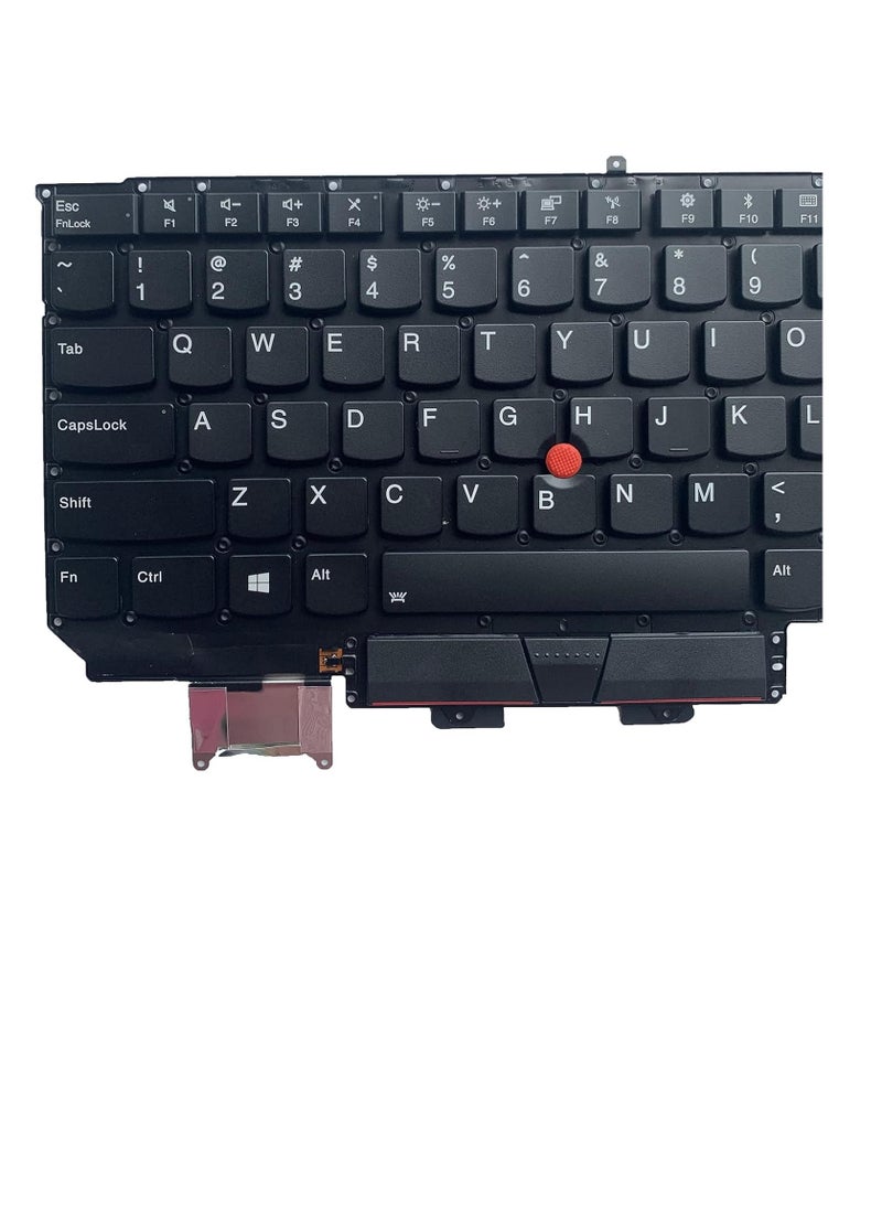 سي إس Laptop Replacement  with Backlit \ARABIC\  Keyboard for Lenovo Thinkpad X1 Carbon X1C Gen 5th 6th 2017 2018 01ER623\ ARABIC\  - Image 3