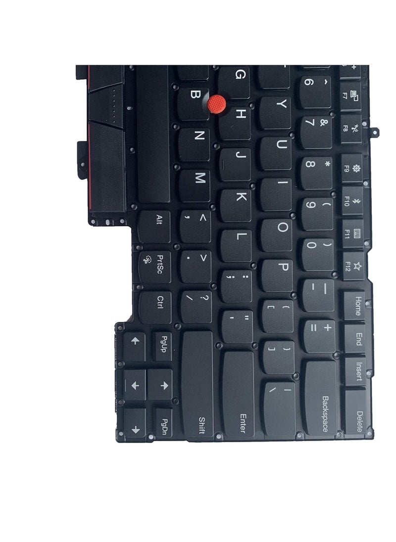 سي إس Laptop Replacement  with Backlit \ARABIC\  Keyboard for Lenovo Thinkpad X1 Carbon X1C Gen 5th 6th 2017 2018 01ER623\ ARABIC\  - Image 4