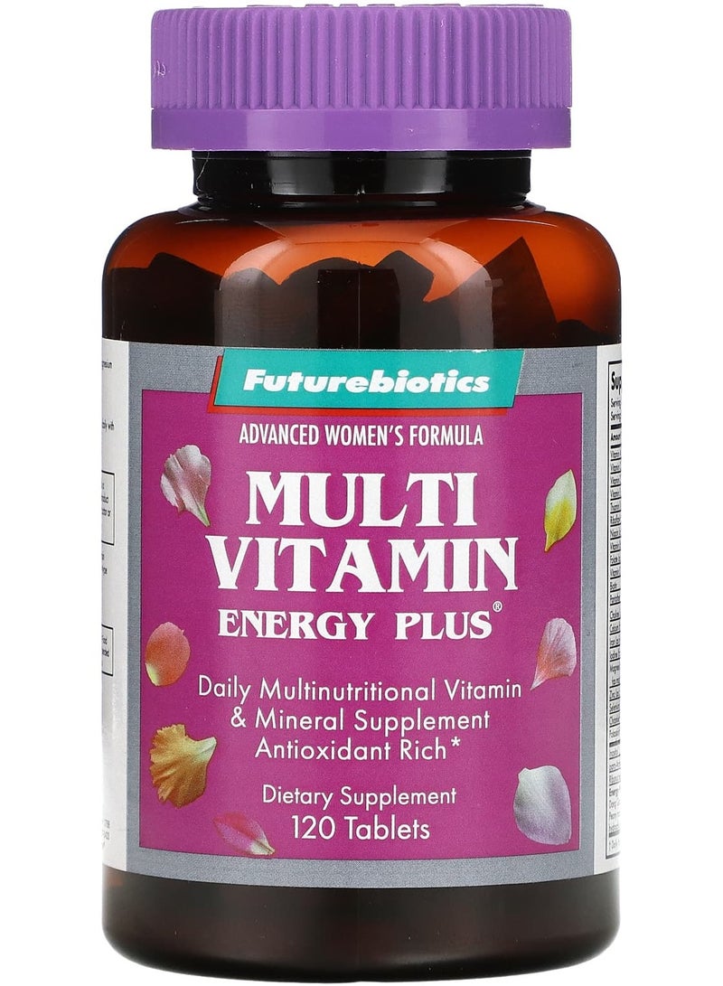 Futurebiotics Advanced Woman's Formula, Multi Vitamin Energy Plus, 120 Tablets