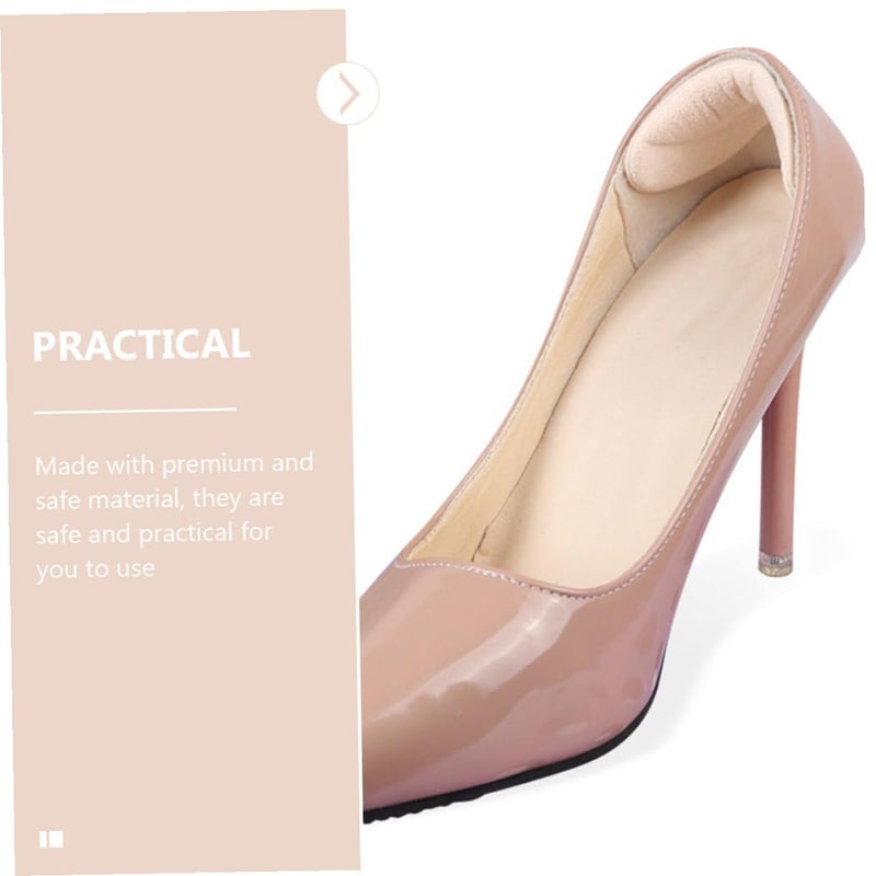 Self Adhesive Heel Pads 4 Pairs Wear Resistant Cushions Prevent Blisters Comfortable Grips - Image 5