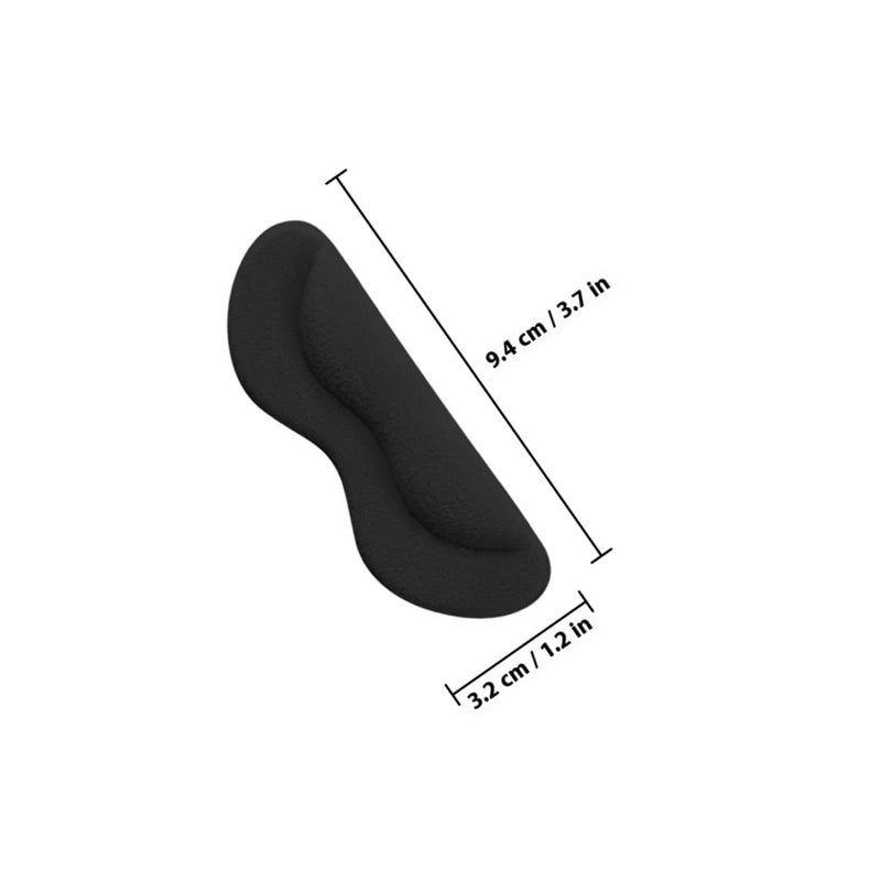 Self Adhesive Heel Pads 4 Pairs Wear Resistant Cushions Prevent Blisters Comfortable Grips - Image 3