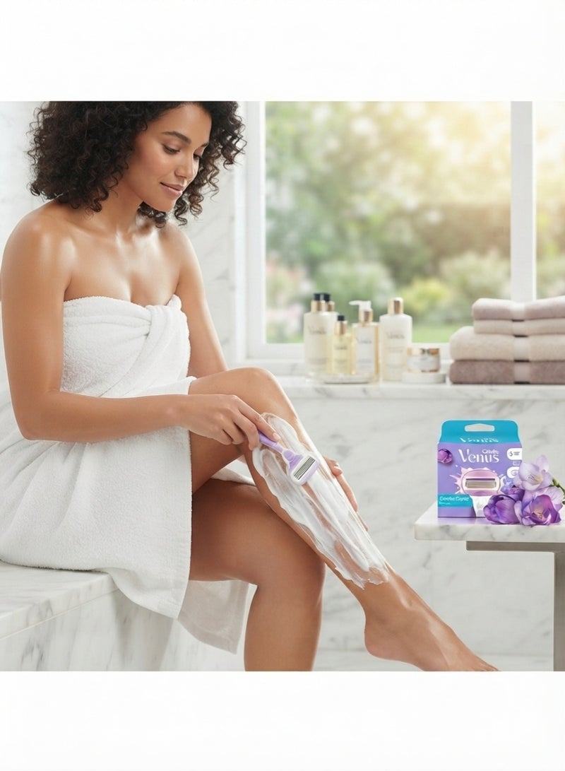Gillette Venus ComfortGlide Breeze Razor Blades Refills with Moisture Bars - 4 Count - Image 3