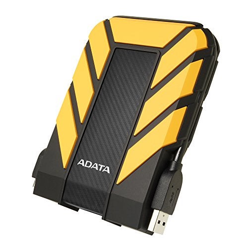 ADATA HD710 Pro 2 TB External Hard Drive Shockproof Waterproof Dustproof Durable Storage For Gamers Students Professionals Mac PC Linux Compatible Yellow AHD710P2TU31CYL - Image 1