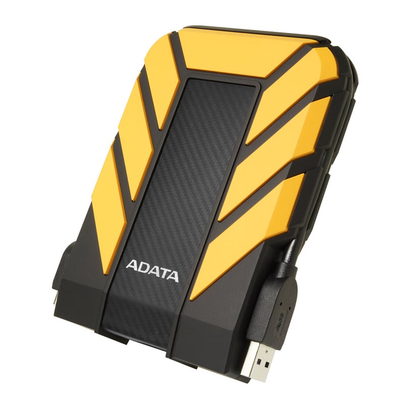 ADATA HD710 Pro 2 TB External Hard Drive Shockproof Waterproof Dustproof Durable Storage For Gamers Students Professionals Mac PC Linux Compatible Yellow AHD710P2TU31CYL - Image 2