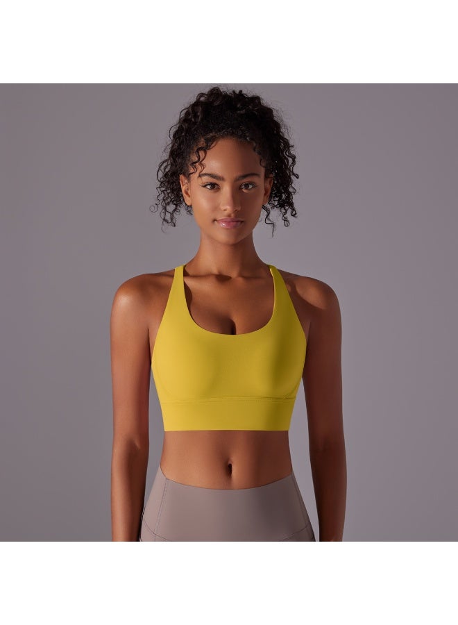 Top Women Bra Cropped Bralette Gym Yoga Sports Bra Cross  Back Female Bra Breathable Top Women's Underwear - Image 2
