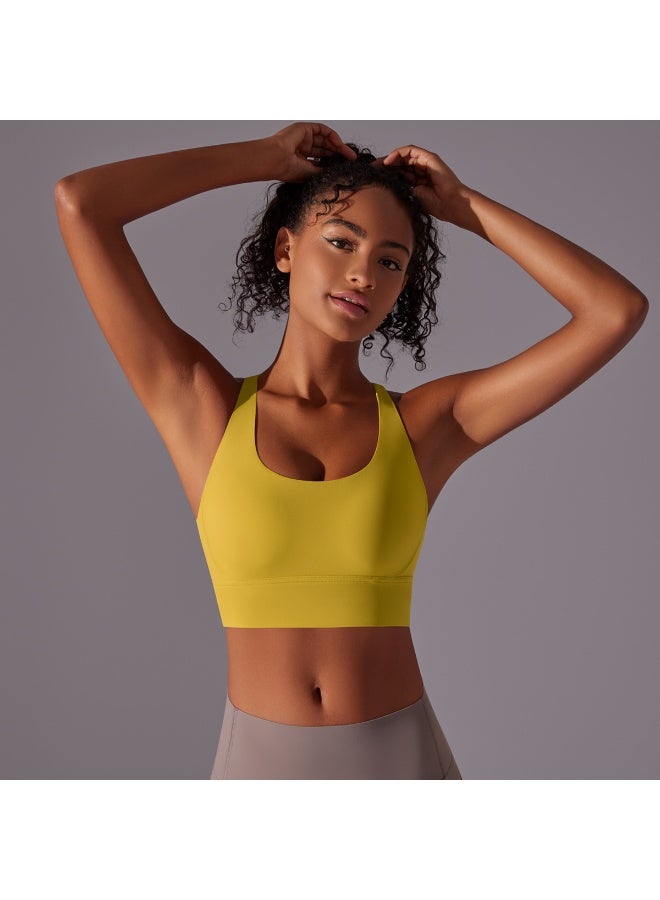 Top Women Bra Cropped Bralette Gym Yoga Sports Bra Cross  Back Female Bra Breathable Top Women's Underwear - Image 5