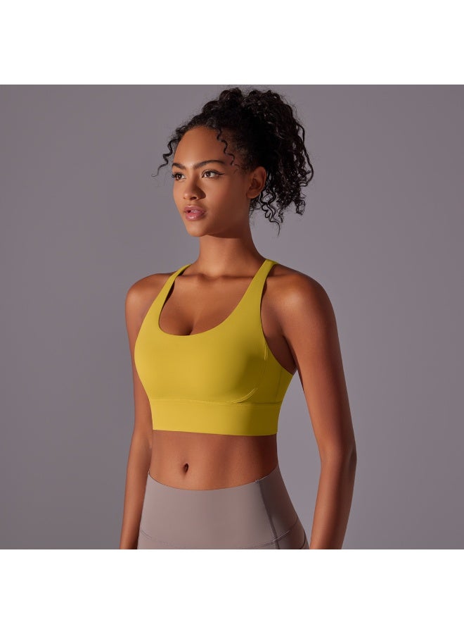 Top Women Bra Cropped Bralette Gym Yoga Sports Bra Cross  Back Female Bra Breathable Top Women's Underwear - Image 3