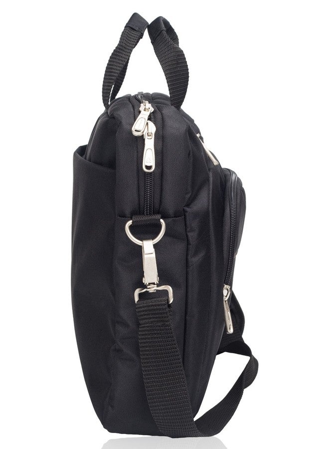 COSMUS Wisdom Nylon 9Litres Black & Grey Laptop Bag - Image 3