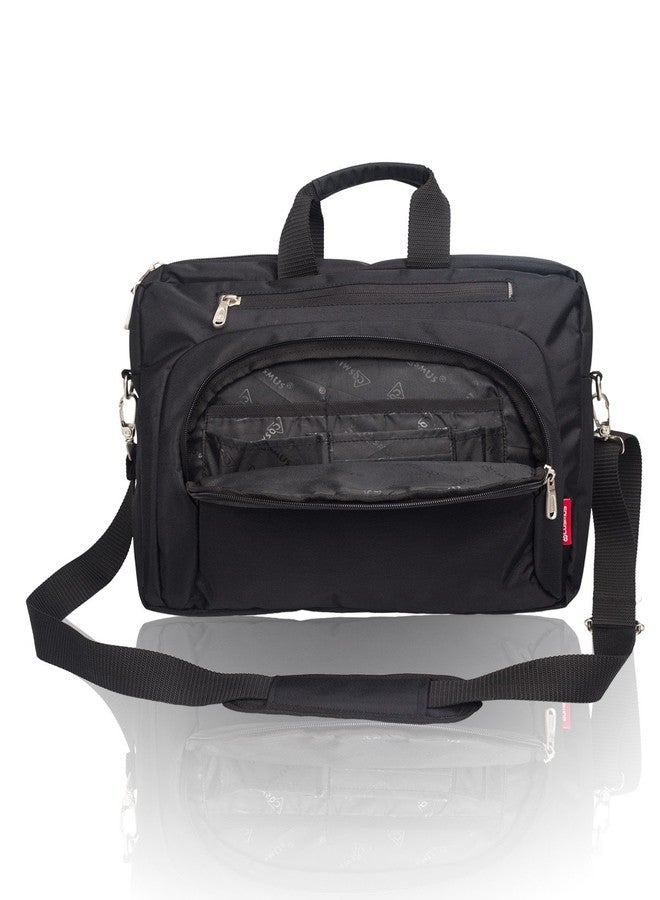 COSMUS Wisdom Nylon 9Litres Black & Grey Laptop Bag - Image 5