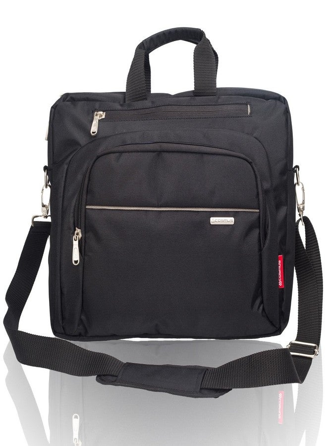 COSMUS Wisdom Nylon 9Litres Black & Grey Laptop Bag - Image 1