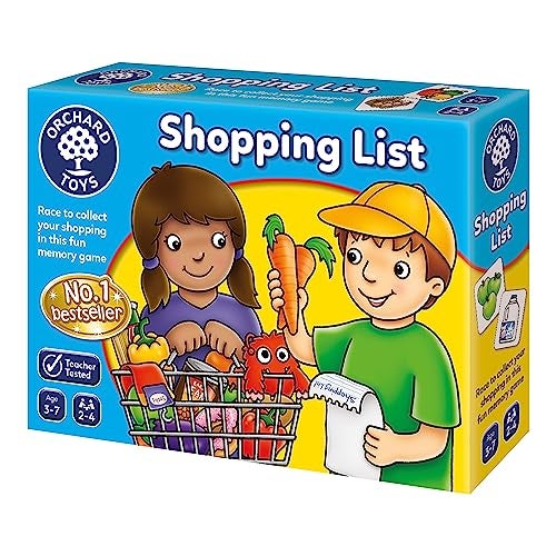 Orchard Toys Shopping List - Educational Memory Game - Age 3-7 - Perfect For Home Learning - Image 1