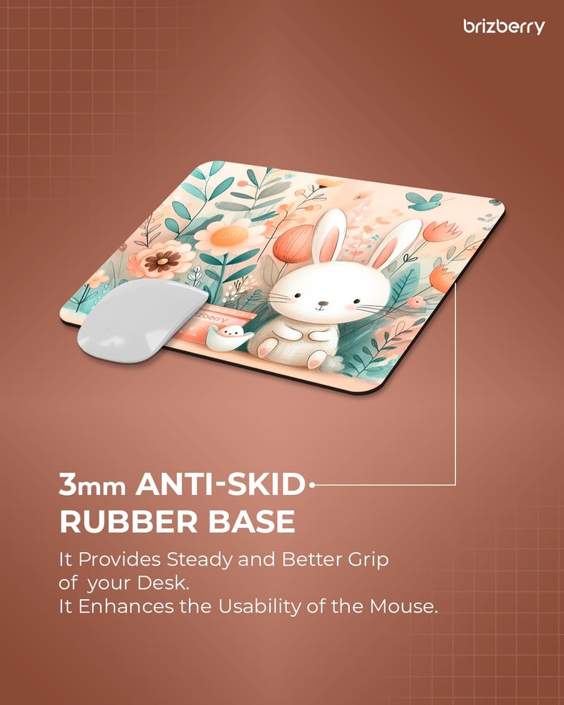 ARTBRIZ Brizberry Mouse Pad, Large Printed Premium Textured Waterproof Anti Skid Rubber Base for Desktop Laptop Gaming Professional 240X210X3mm [20% Larger] (118S - Pack of 1) - Image 3