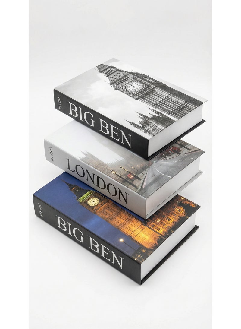 نيبمينينت 9 قطع من الكتب الزخرفية، كتب مزيفة مع تخزين مخفي، كتب زخرفية لرفوف الكتب وطاولة القهوة، صناديق كتب زخرفية، كتب مزيفة مجوفة لغرفة المعيشة. - Image 1