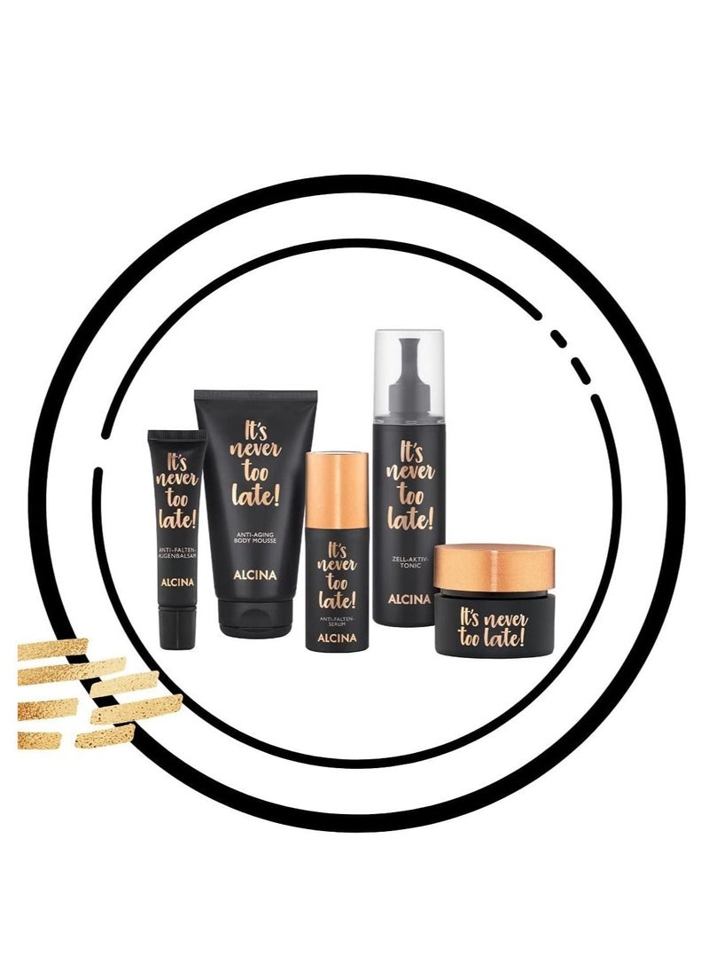 It’s Never Too Late Anti-Wrinkle Face Cream with Collagen Matrixyl, Coenzyme Q10 and Vitamin E 50ml Made in Germany