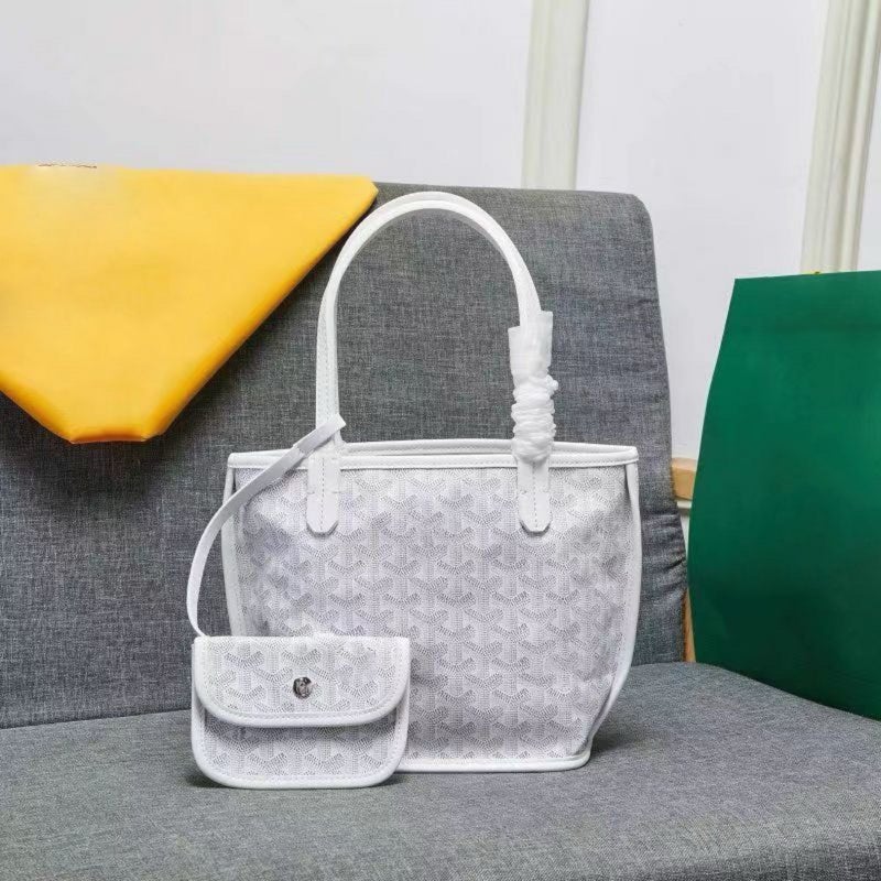 Goyard Dogtooth Bag Replica Mini High-Quality Double-Sided Tote Shopping Bag Basket Tote Bag - Image 1