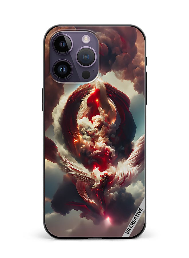 VR CREATIVE Protective Case Cover For Apple iPhone 15 Pro Max A New Angel Reborn Foundation Design Multicolour - Image 1