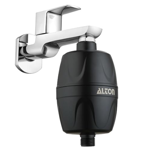 ALTON FLT40100, 15-Stage Shower and Tap Filter for Hard Water | Water Softener for Bathroom | Hard Water Filter | Black - Image 1