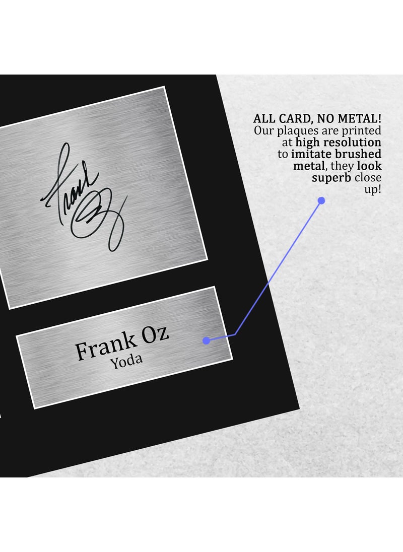 HWC Trading HWC Trading Frank Oz Gift USL Signed Printed Autograph Star Wars Gifts Yoda Print Photo Picture Display - US Letter Size  - Image 5