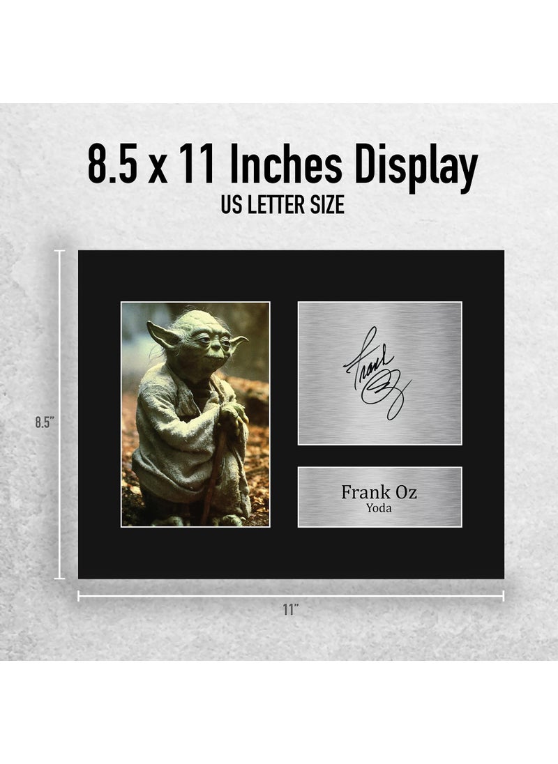 HWC Trading HWC Trading Frank Oz Gift USL Signed Printed Autograph Star Wars Gifts Yoda Print Photo Picture Display - US Letter Size  - Image 2