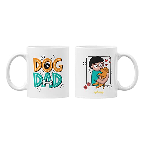 Oye Happy - Dog Parents Mug - Best Gift for Pet Lover Boyfriend/Girlfriend/Husband/Wife/Brother/Sister/Fiance on Mothers Day/Fathers Day/Birthday/Anniversary - Image 2