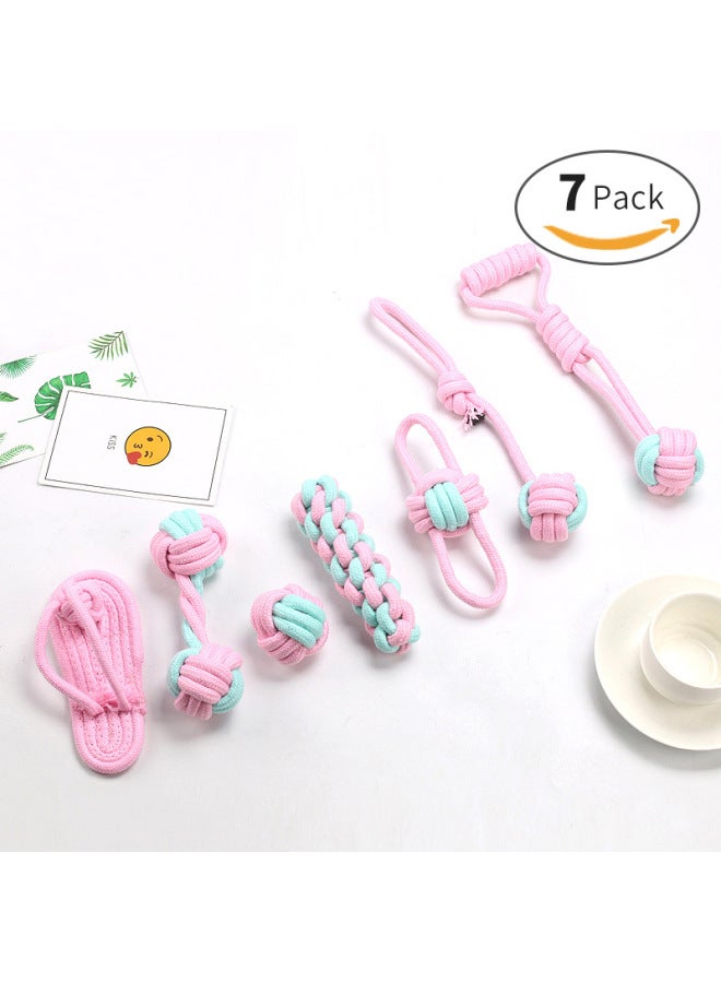 Cotton Rope Pet Toys New Dog Bite Rope Suit Bite-resistant Cotton Rope Ball Cat And Dog Toys Bite Not Rotten