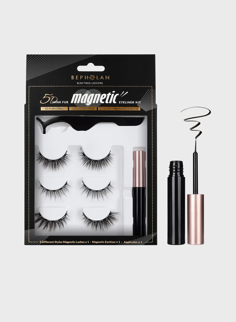 BEPHOLAN Magnetic Eyeliner Lashes Kit