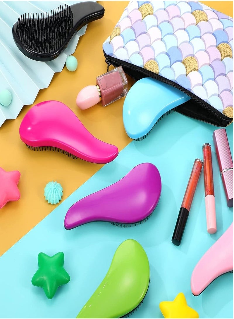 BEUTPATER 2 Pieces Anti static Hair Styling Brushes Detangling Combs for Women and Kids (Black And Pink) - Image 5