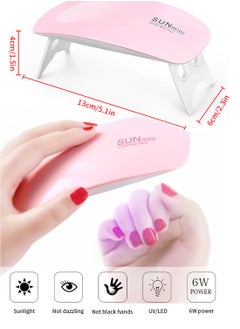 l&wen 14Pcs Nail Extension Gel Kit Natural Easy to Use Rapid Extension Convenient Long Lasting Nail Art Manicure Set for Home DIY Nail Salon for Beginners and Pros 6 Colors  - Image 5