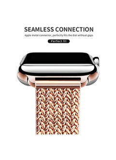 O Ozone Slim Metal Straps ompatible With Apple Watch Series 10 | Ultra 2 | 8 Ultra | 9 | 8 | 7 | 6 , 49/46/45/44/42mm Thin Narrow Stainless Steel Milanese Strap -Silver  - Image 4